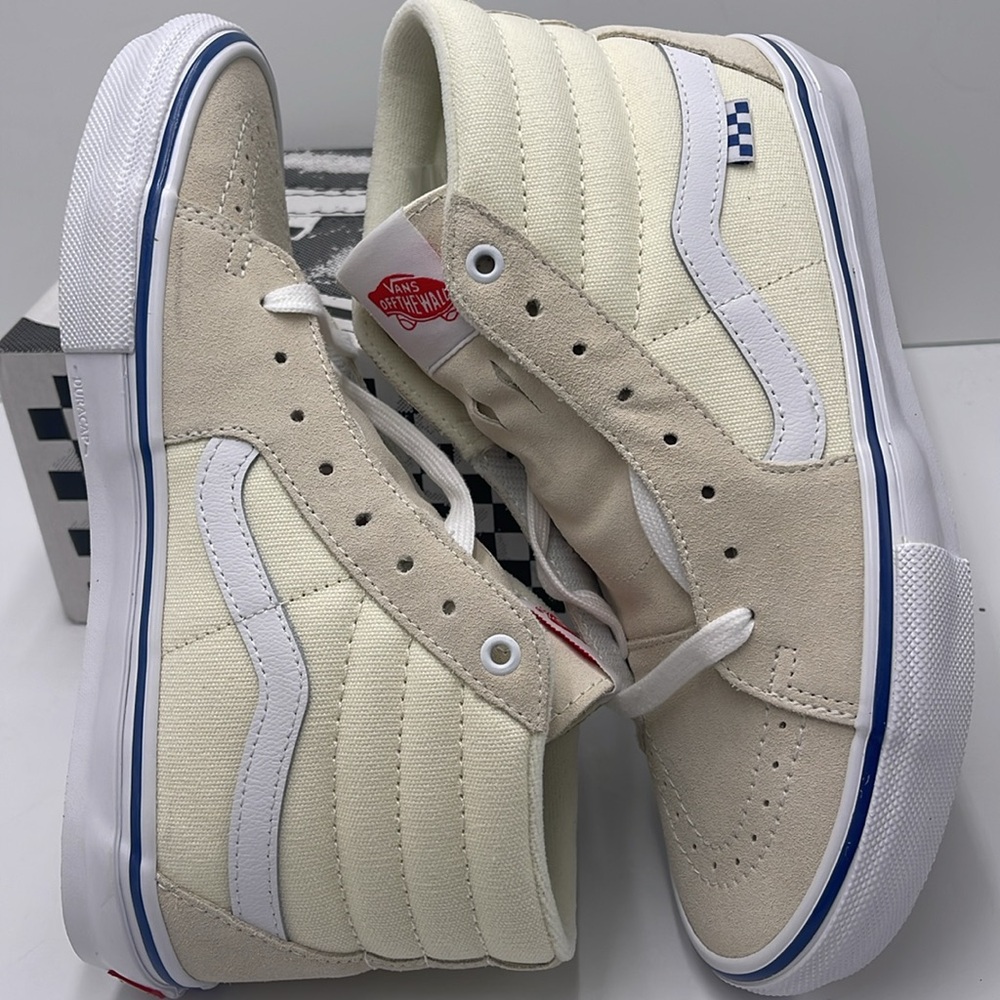 Vans Skate Sk8-Hi Sneakers in Off White - Picture 11 of 16